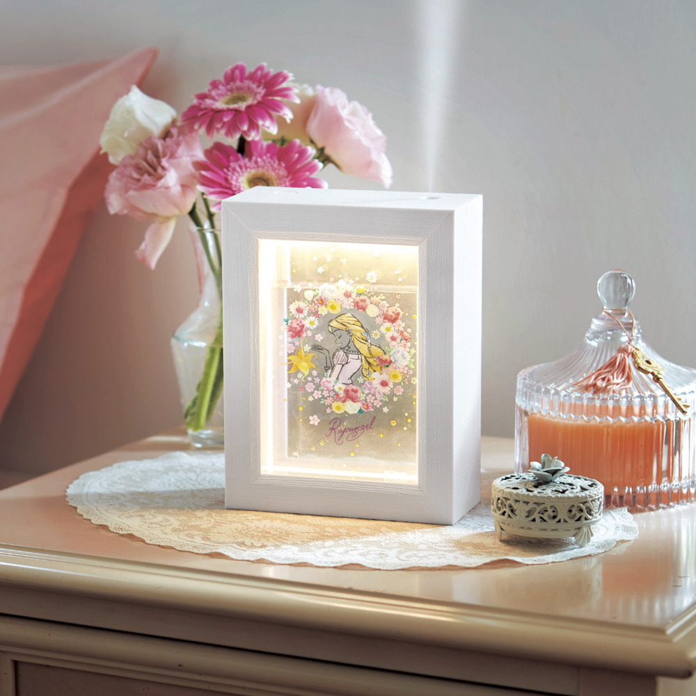 柄が変えられるフレーム加湿器「ディズニープリンセス」