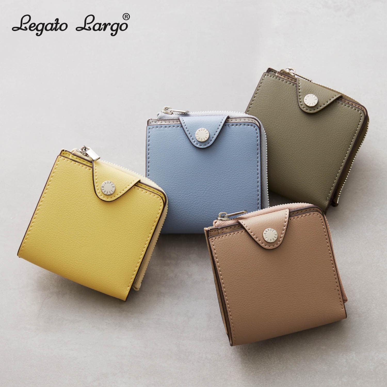 【レガート ラルゴ/Legato Largo】うすいサイフ 二つ折り財布