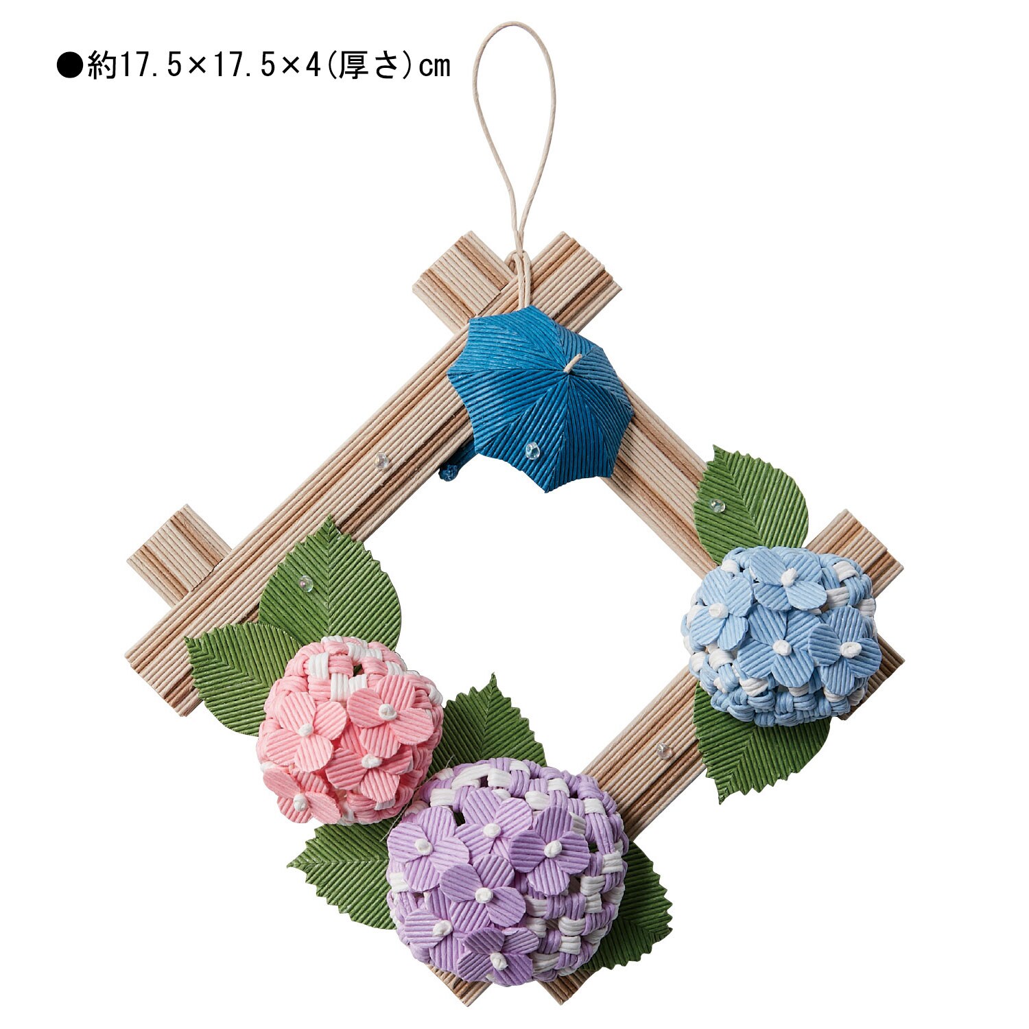 定期お届け】 季節を彩るクラフトリースの歳時記手作りキット ：12回