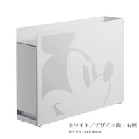 ホワイト/デザイン面：右側　※引き出し部を正面にした時、右面にデザインが入るのが＜デザイン面：右側＞