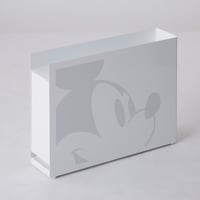 ホワイト/デザイン面：右側　※引き出し部を正面にした時、右面にデザインが入るのが＜デザイン面：右側＞