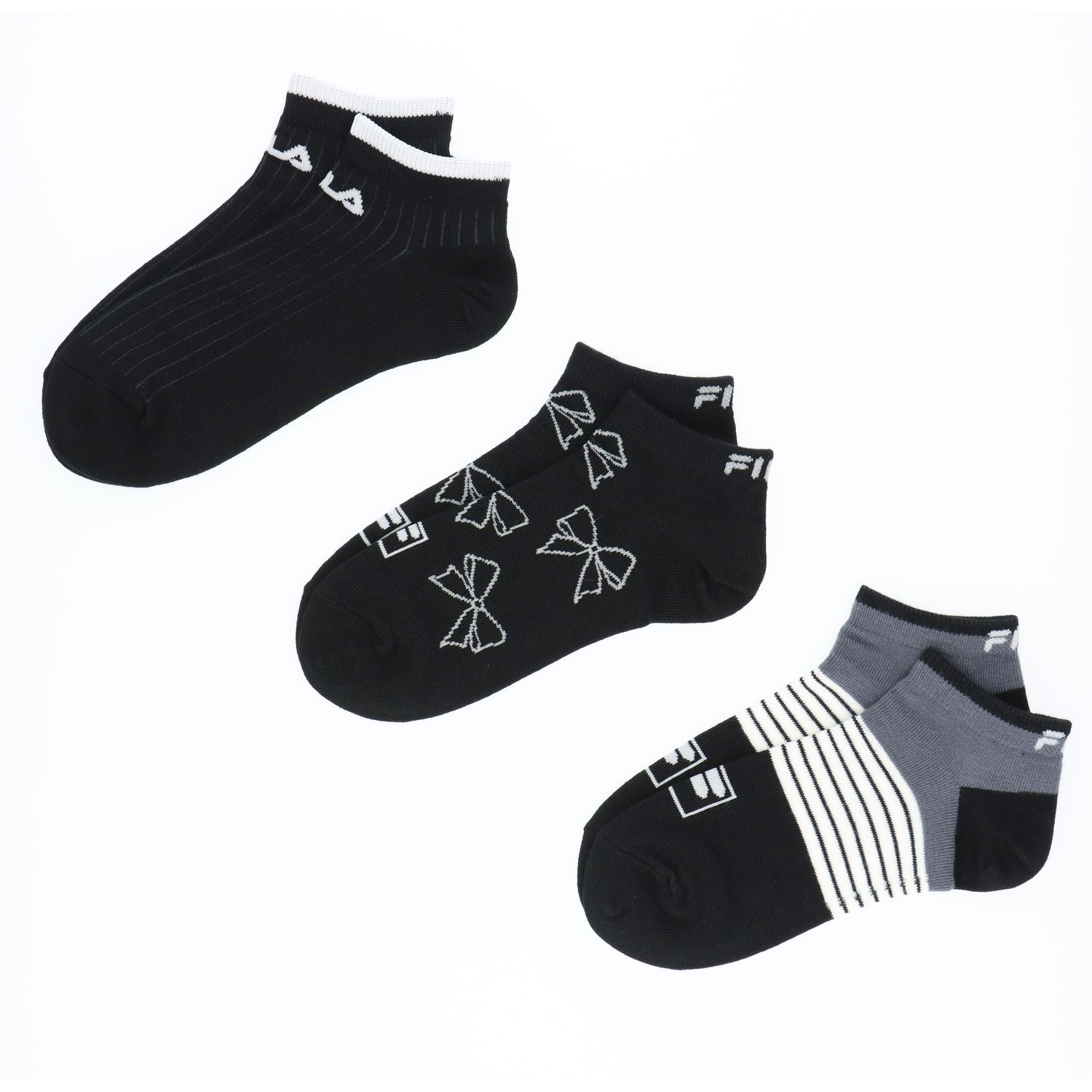 【フィラ/FILA】FILAスニーカーソックス3足組