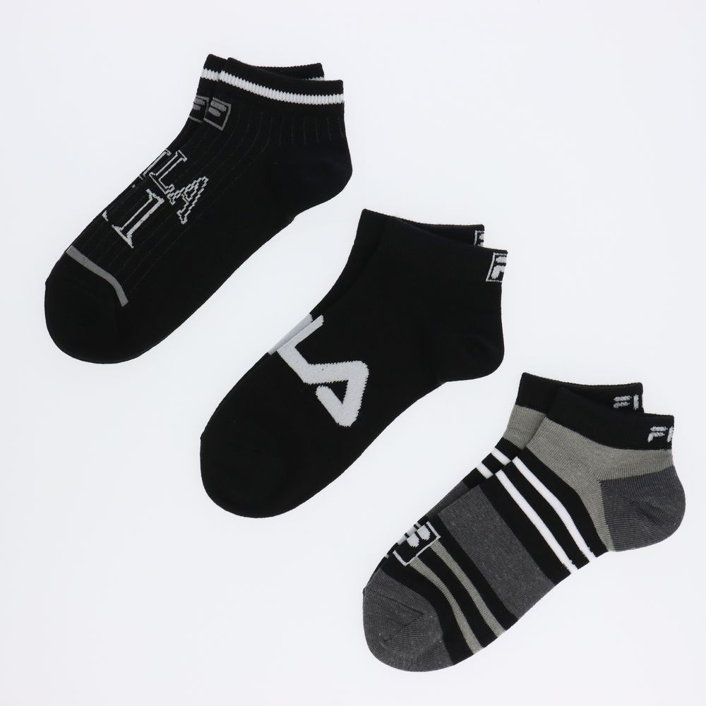 【フィラ/FILA】FILAスニーカーソックス3足組 【フィラ/FILA】FILAスニーカーソックス3足組