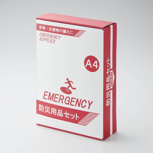 A4サイズで収納できる初動対応防災セット 【11点セット】