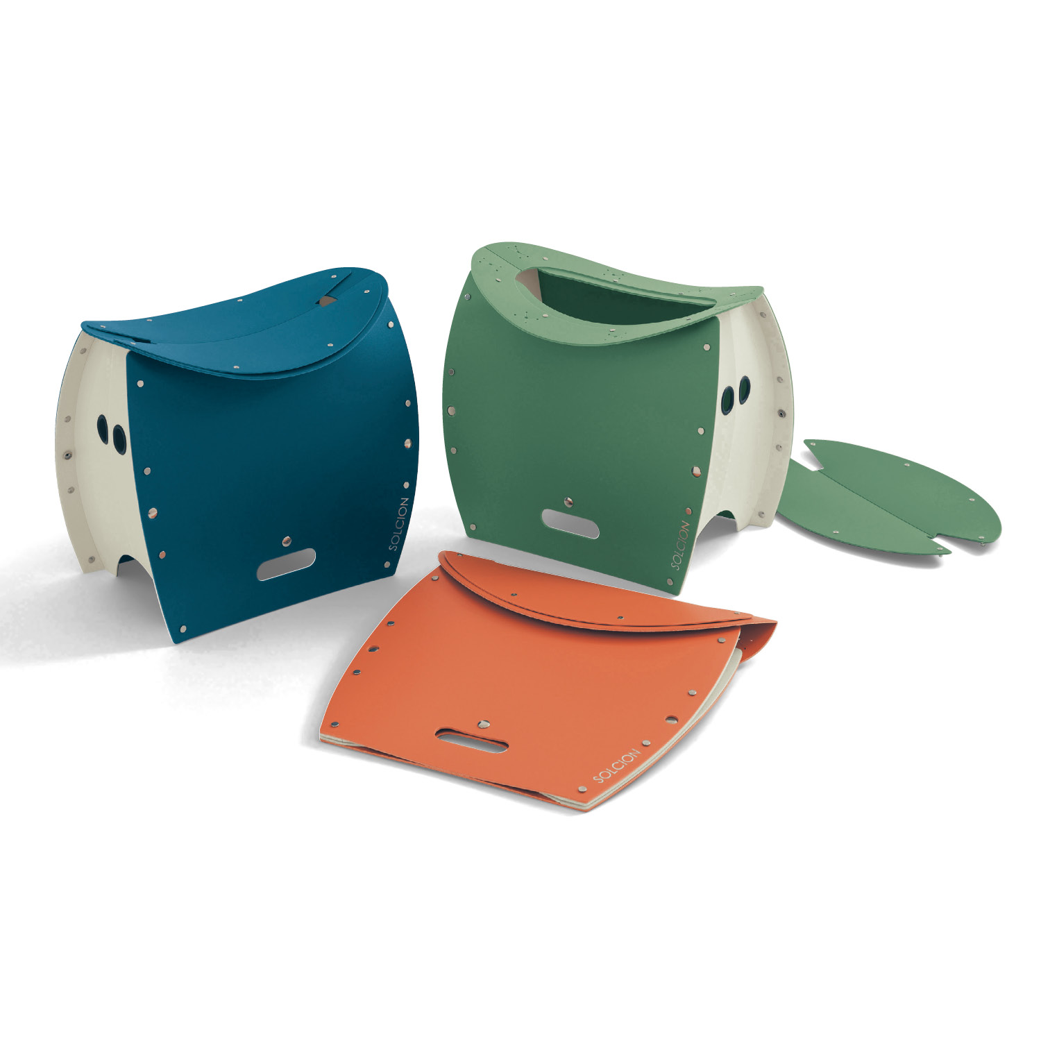 簡易トイレとしても使える 折りたたみスツール「PATATTO」 簡易トイレとしても使える 折りたたみスツール「PATATTO」