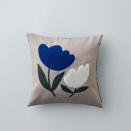 一目惚れデザインの刺繍クッションカバー・座布団カバー