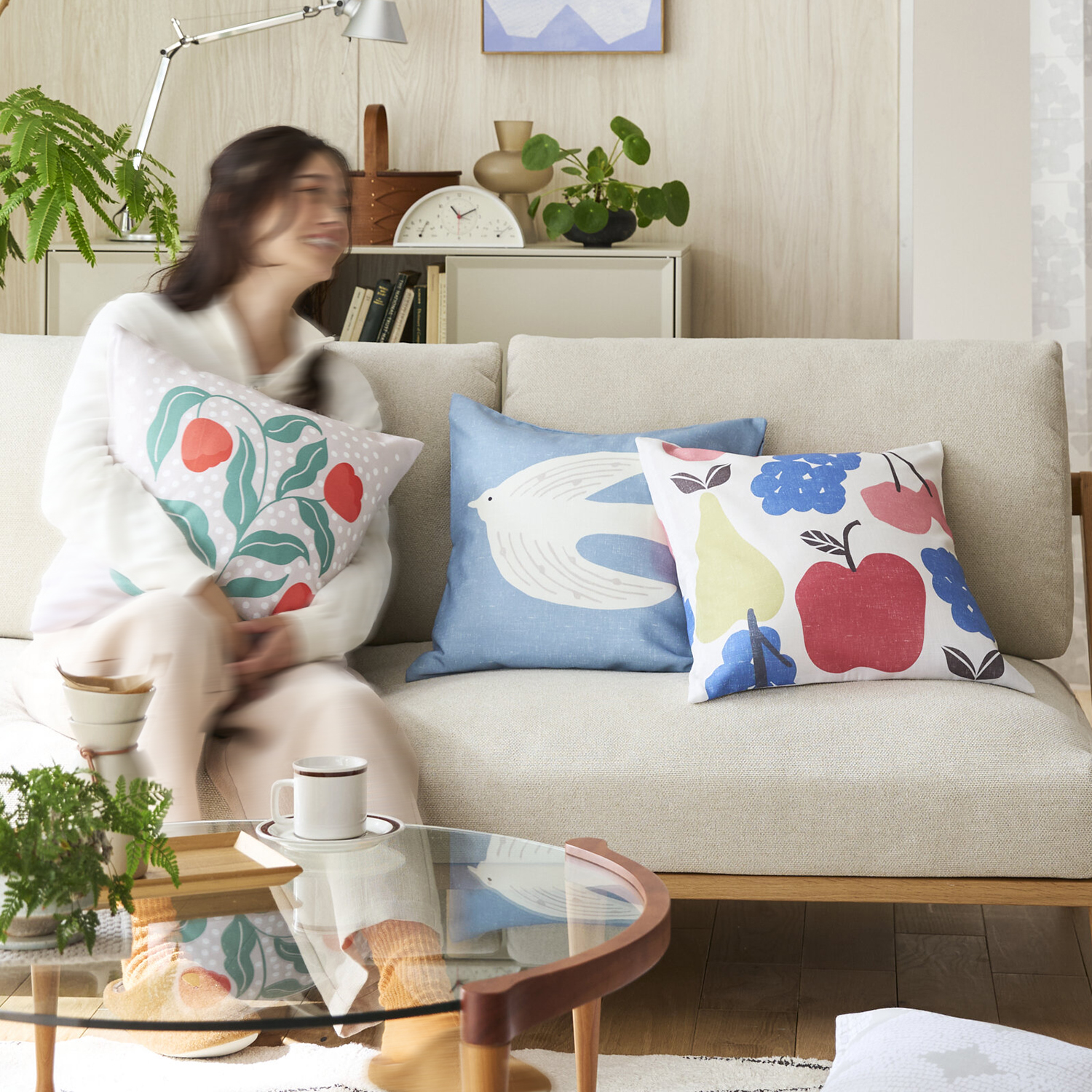 北欧調デザインクッションカバー・座布団カバー 北欧調デザインクッションカバー・座布団カバー