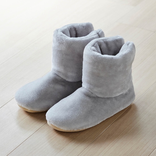 洗えるあったかなめらかな包み込まれるルームブーツ 【幸せホルモンが出る肌触り】 ＜M～L＞