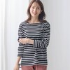 【ベルメゾン】アンサンブルできるボーダーカットソー (L~5L)