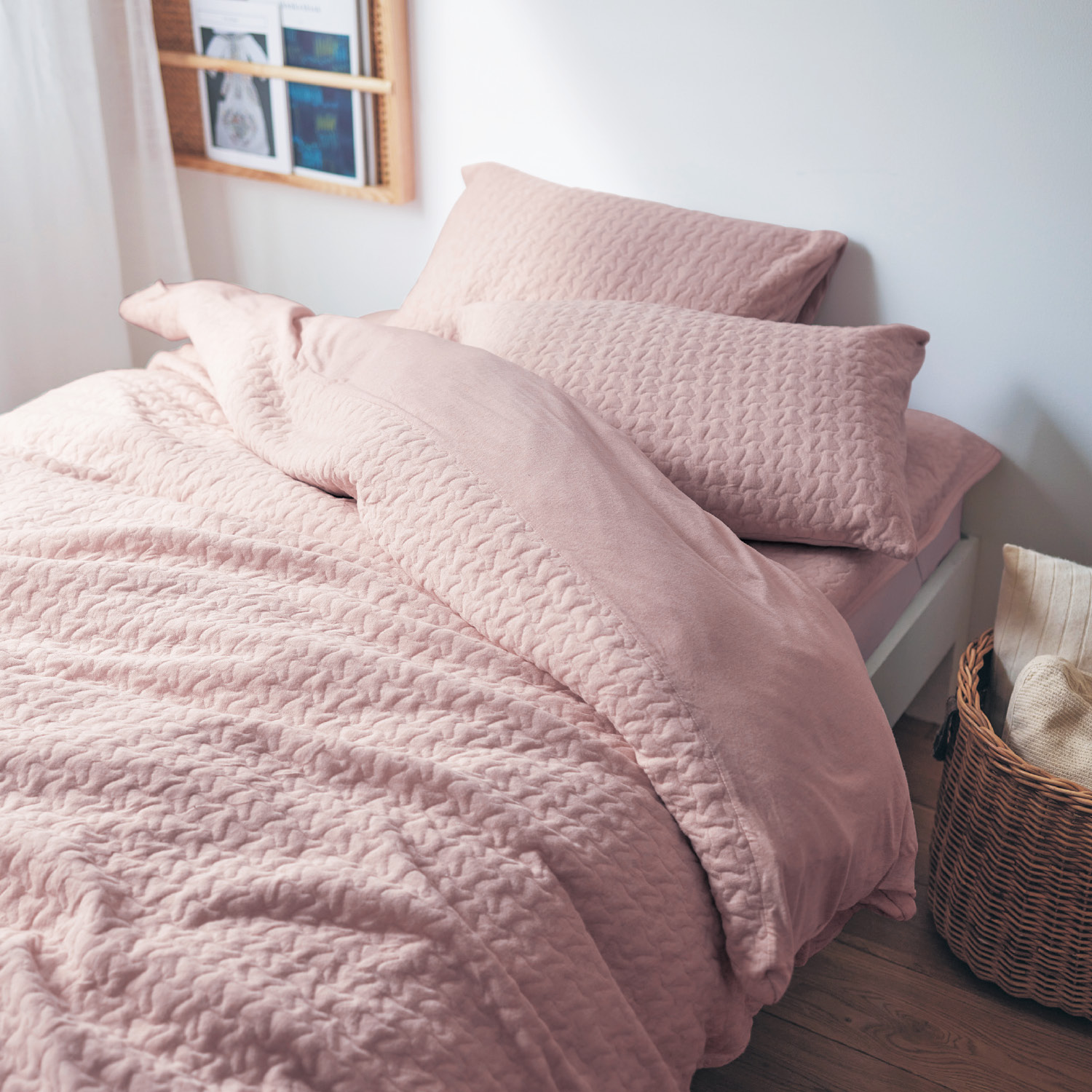 【ベルメゾン】あったか綿混キルトの掛け布団カバー 【ベルメゾン】あったか綿混キルトの掛け布団カバー