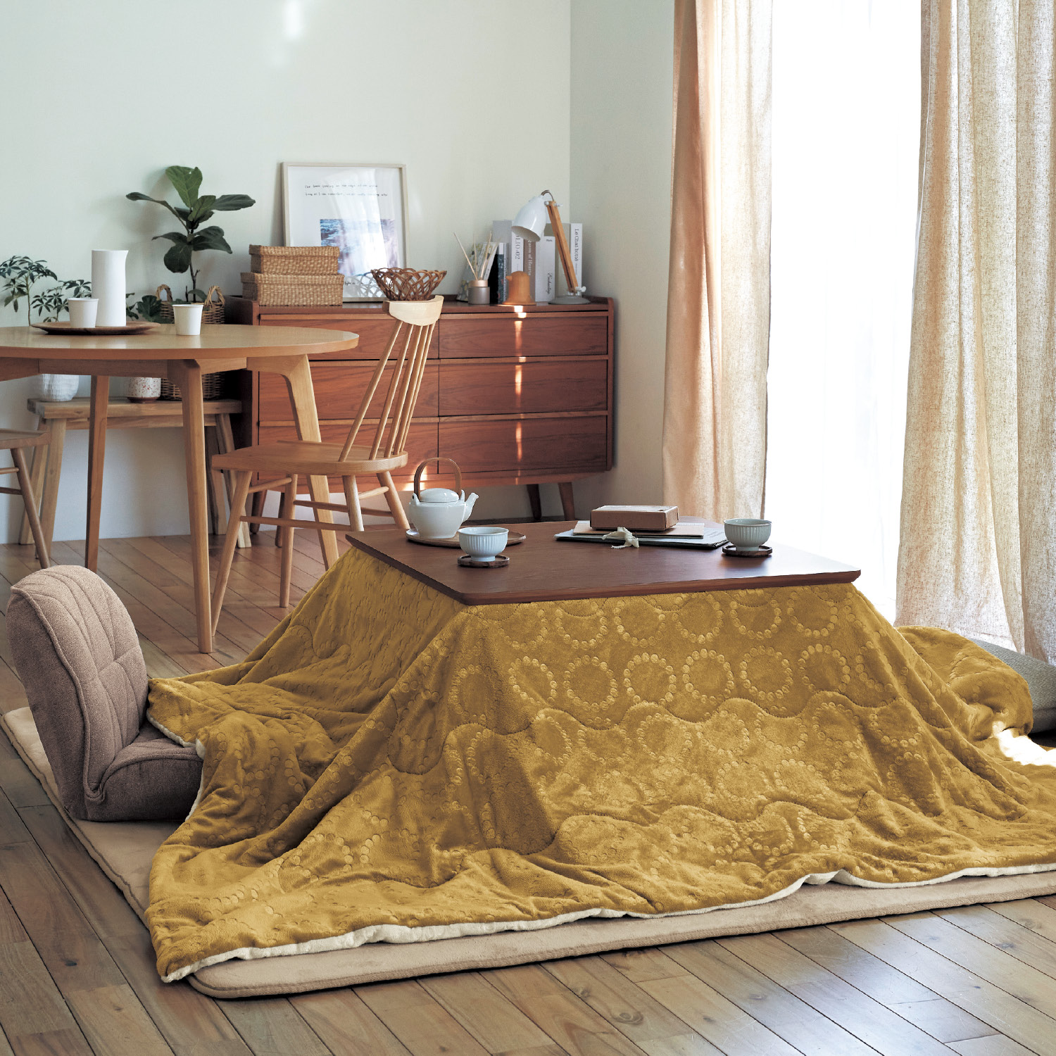 吸湿発熱マイクロファイバーの撥水リバーシブル薄掛けこたつ布団 吸湿発熱マイクロファイバーの撥水リバーシブル薄掛けこたつ布団