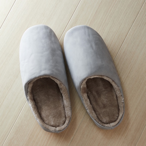 洗えるあったかなめらかなすっきりルームシューズ 【幸せホルモンが出る肌触り】 ＜M～L＞