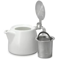 茶こしはは、パンチで穴を空けているため、目詰まりしにくい。洗浄時も簡単です