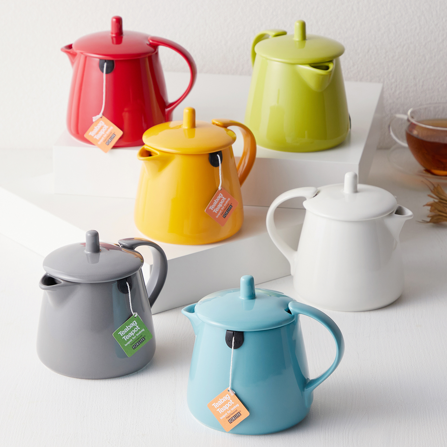 【フォーライフ/FORLIFE】ティーバッグのためのティーポット 【食洗機対応】