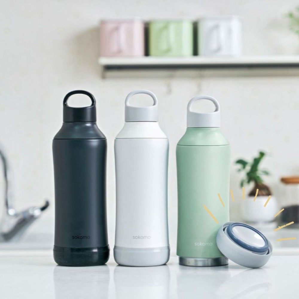 【ベルメゾン】底が外せるから "底"まできれいに洗えるボトル 【保冷/保温】