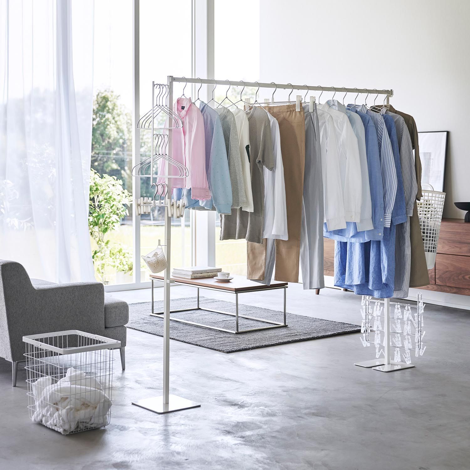 折り畳み室内物干し(タワー/tower) 折り畳み室内物干し(タワー/tower)