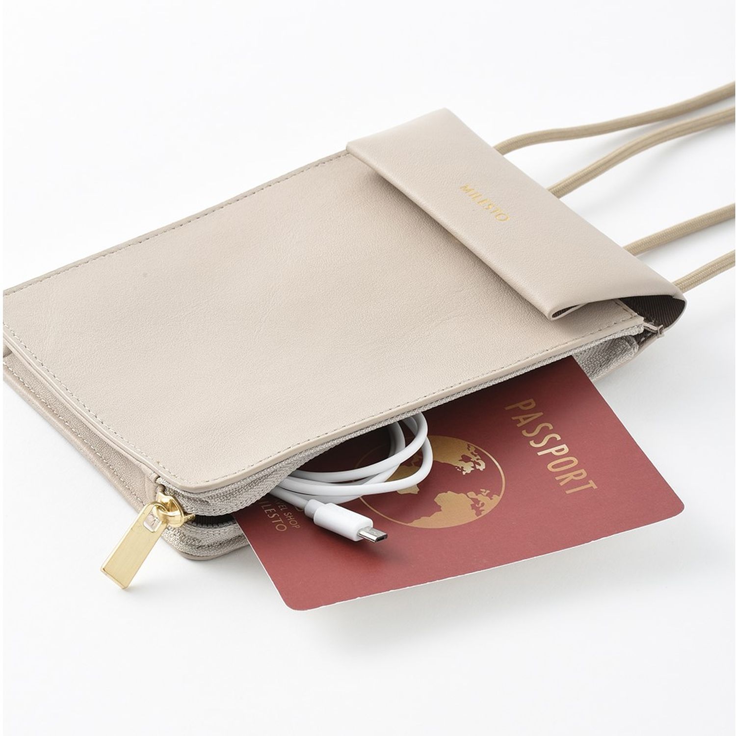 【ミレスト/MILESTO】Punto & Linea スマホショルダー 【ミレスト/MILESTO】Punto & Linea スマホショルダー