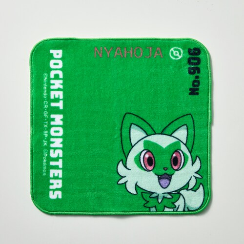 かわいいプリントのミニタオル（ピカチュウ・ニャオハ・ホゲータ・クワッス・カビゴン・イーブイ・リザードン）