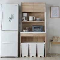 45Lのダストボックスが最大3台置けます(画像には幅27cmのダストボックスを使用)