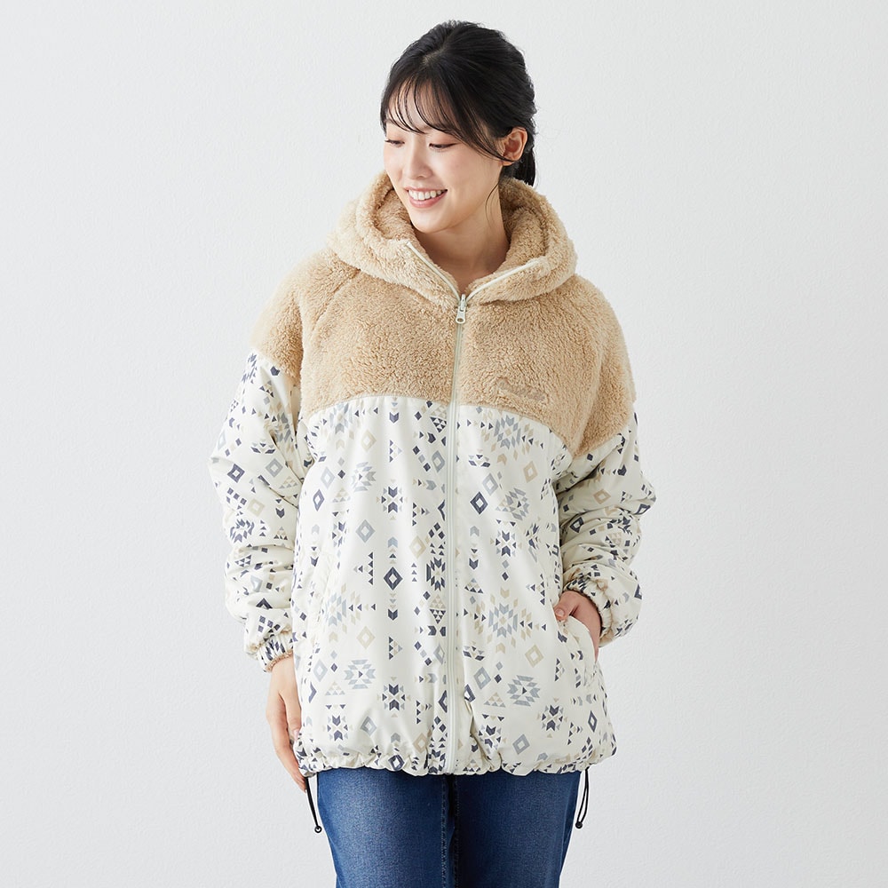 ボアリバーシブルジップアップジャケット(オーシャンパシフィック