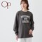 カレッジプリント長袖Ｔシャツ