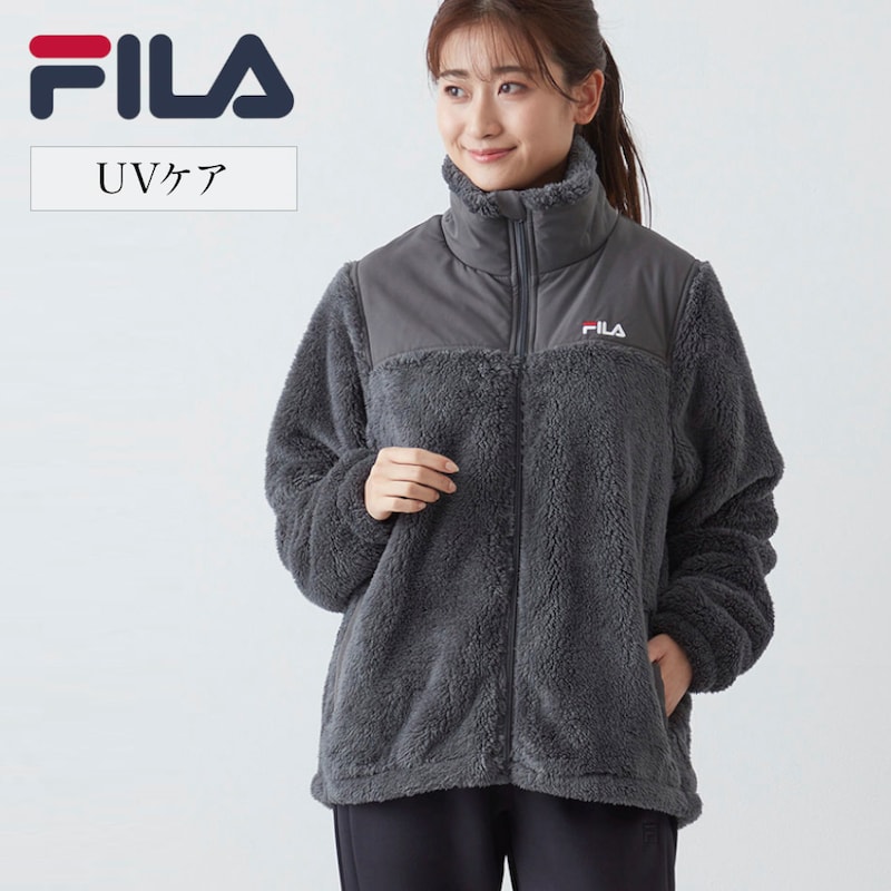 トラックボアジップアップジャケット(フィラ/FILA)｜通販のベルメゾン 