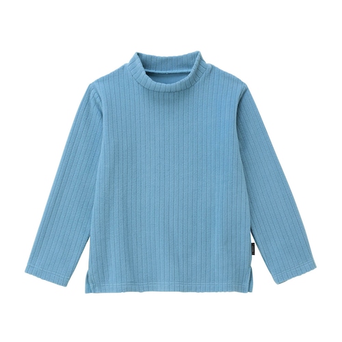 やわらかハイネックストレッチフリースプルオーバー 【子供服 長袖】