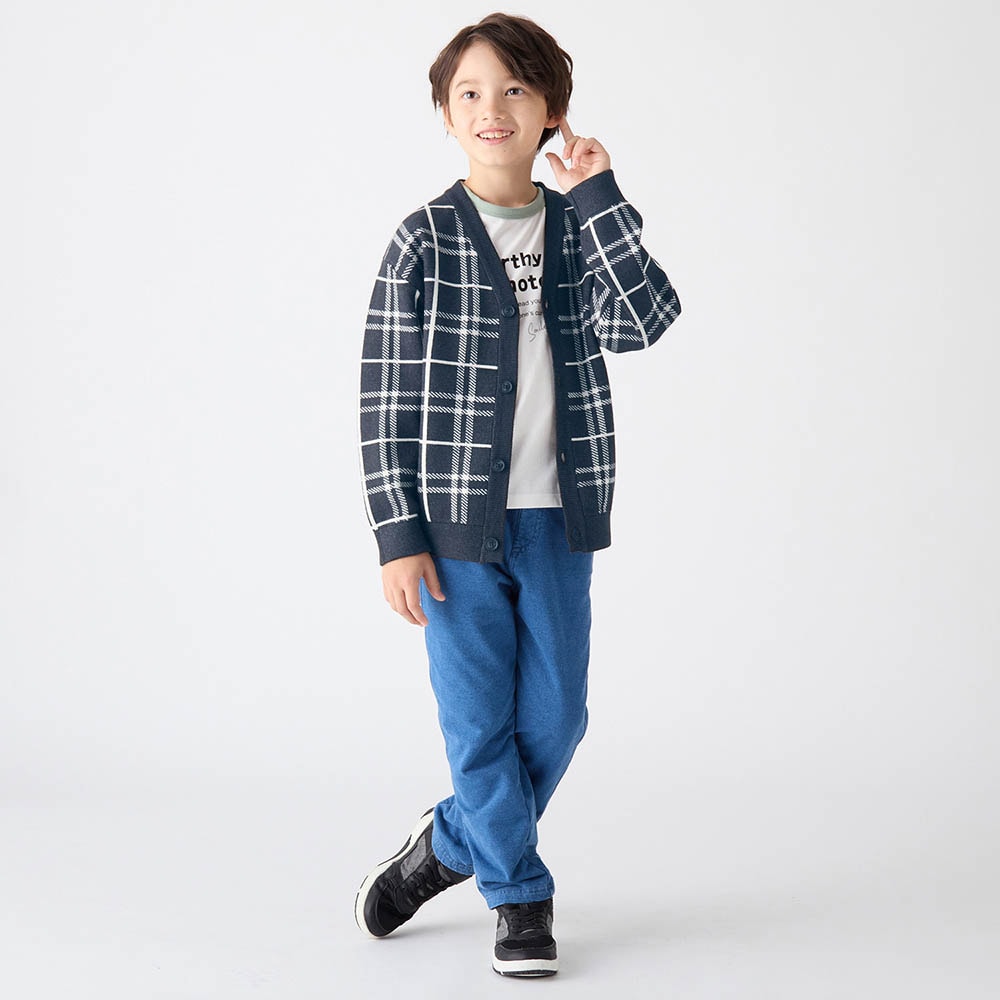 チャコール／モデル身長132cm・130サイズ着用