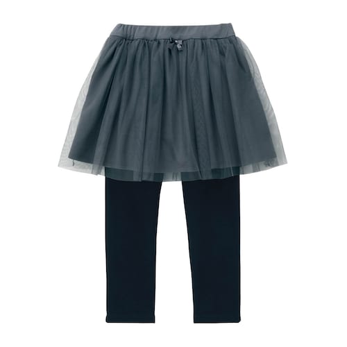 ポケット付きチュール裏シャギースカッツ 【子供服】