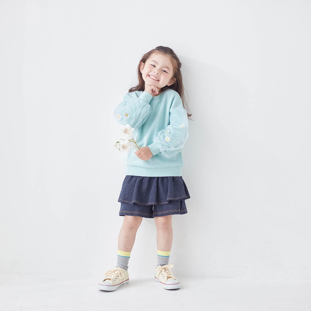 アイスブルー／モデル身長105cm・110サイズ