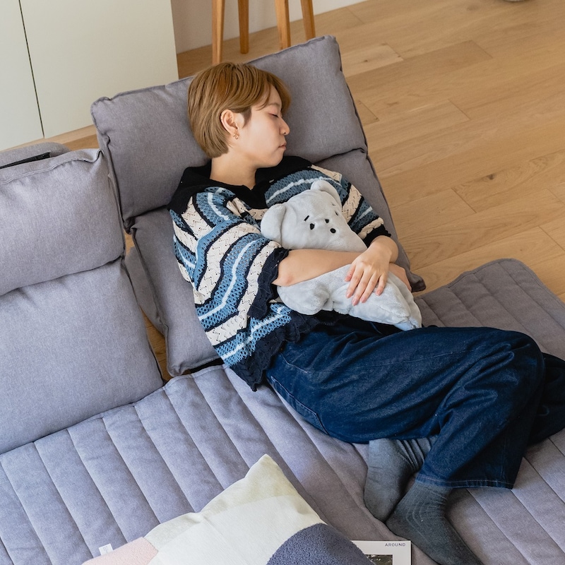 しっかり倒せば、気持ちよくてついついうたた寝