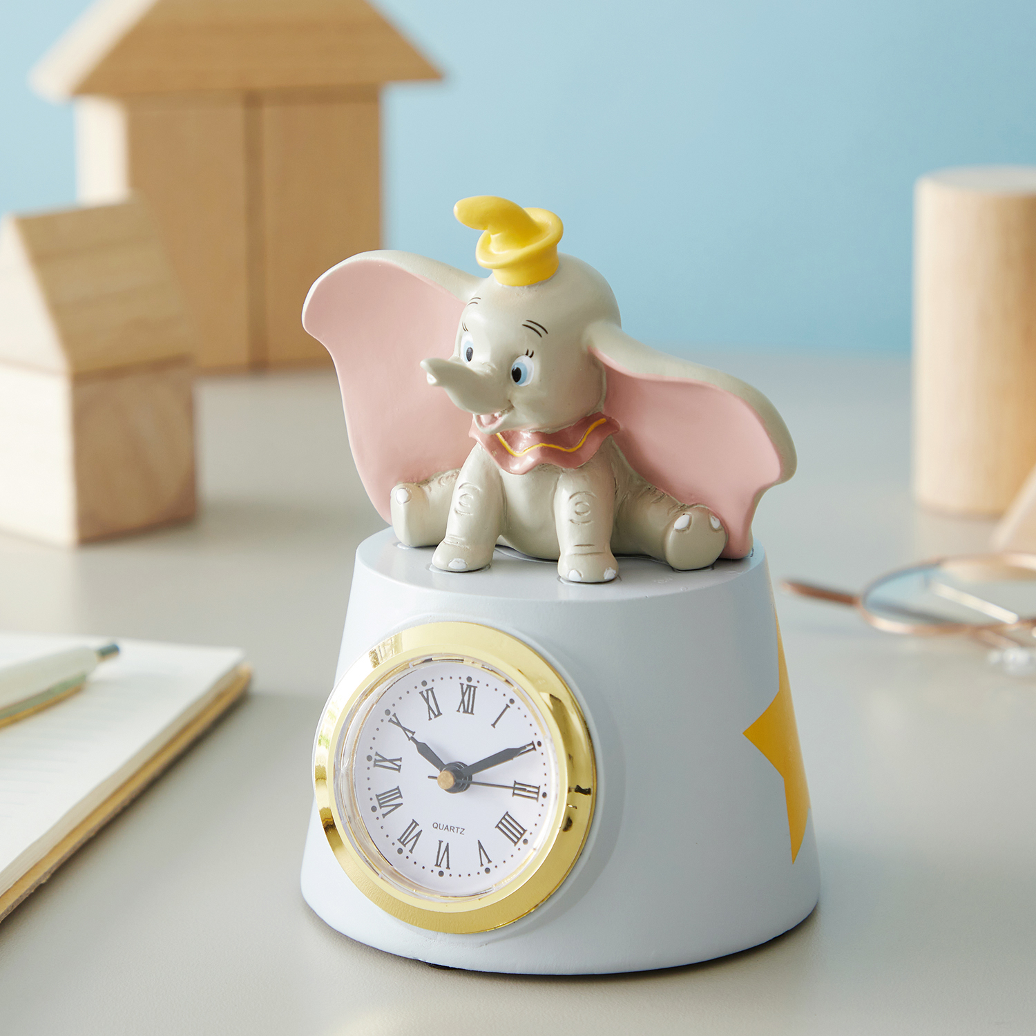 【ディズニー/Disney】置き時計「ダンボ」