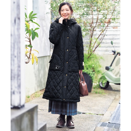 あったか中わた裏ボアベンチコート「ミッキーマウス」（ディズニー/Disney）