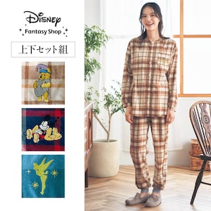 【ディズニー/Disney】ふんわり起毛コットンパジャマ(選べるキャラクター)
