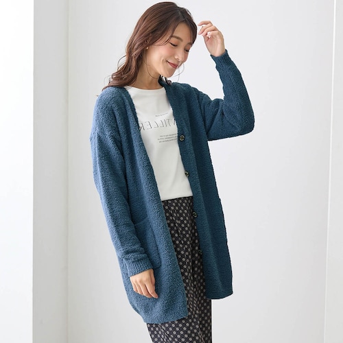 ニットモールカーディガン