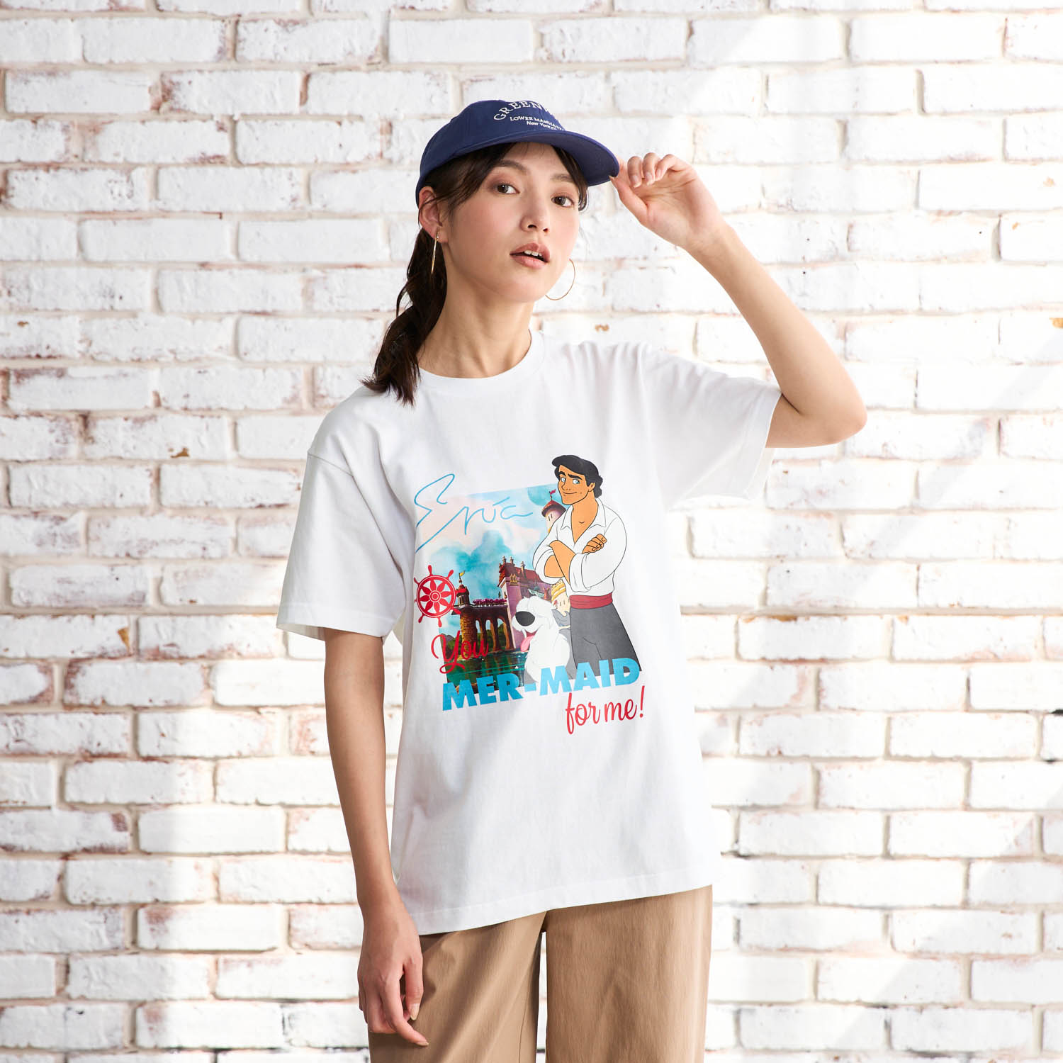 【ディズニー/Disney】ユニセックス半袖Tシャツ(選べるキャラクター)
