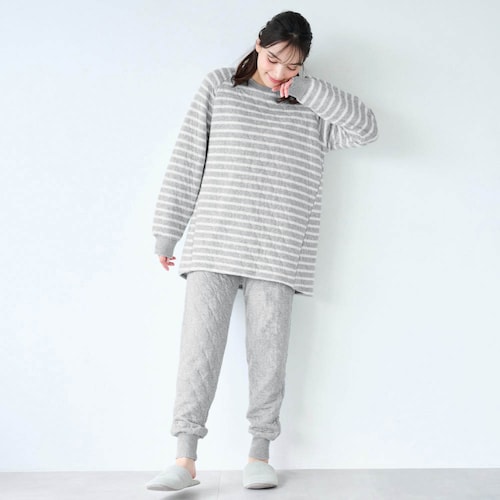 【新色追加】 綿あったか・中わたキルトパジャマレディース