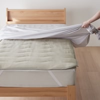 本品の上にシーツをかけての使用がオススメ