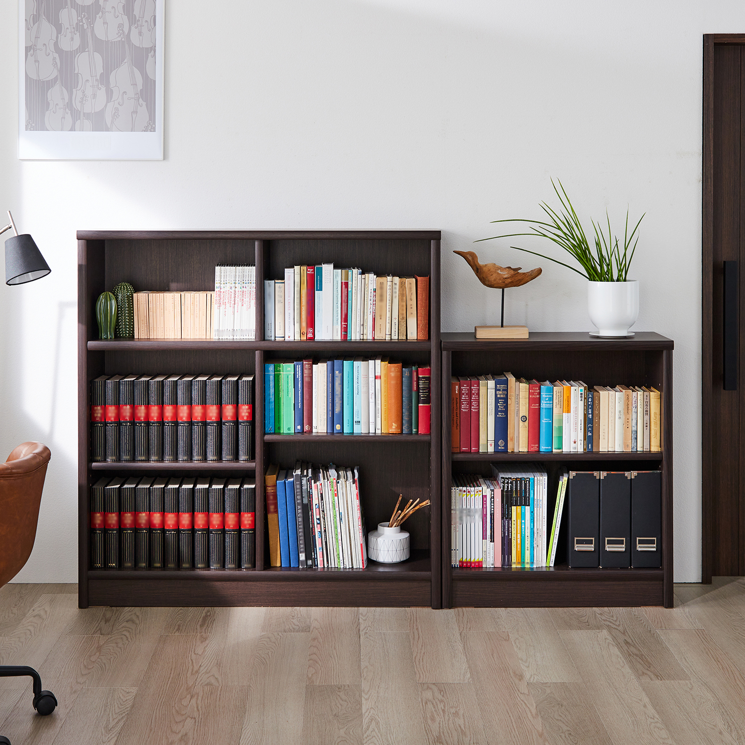 【ベルメゾン】頑丈棚板のオープンラック・本棚[日本製]