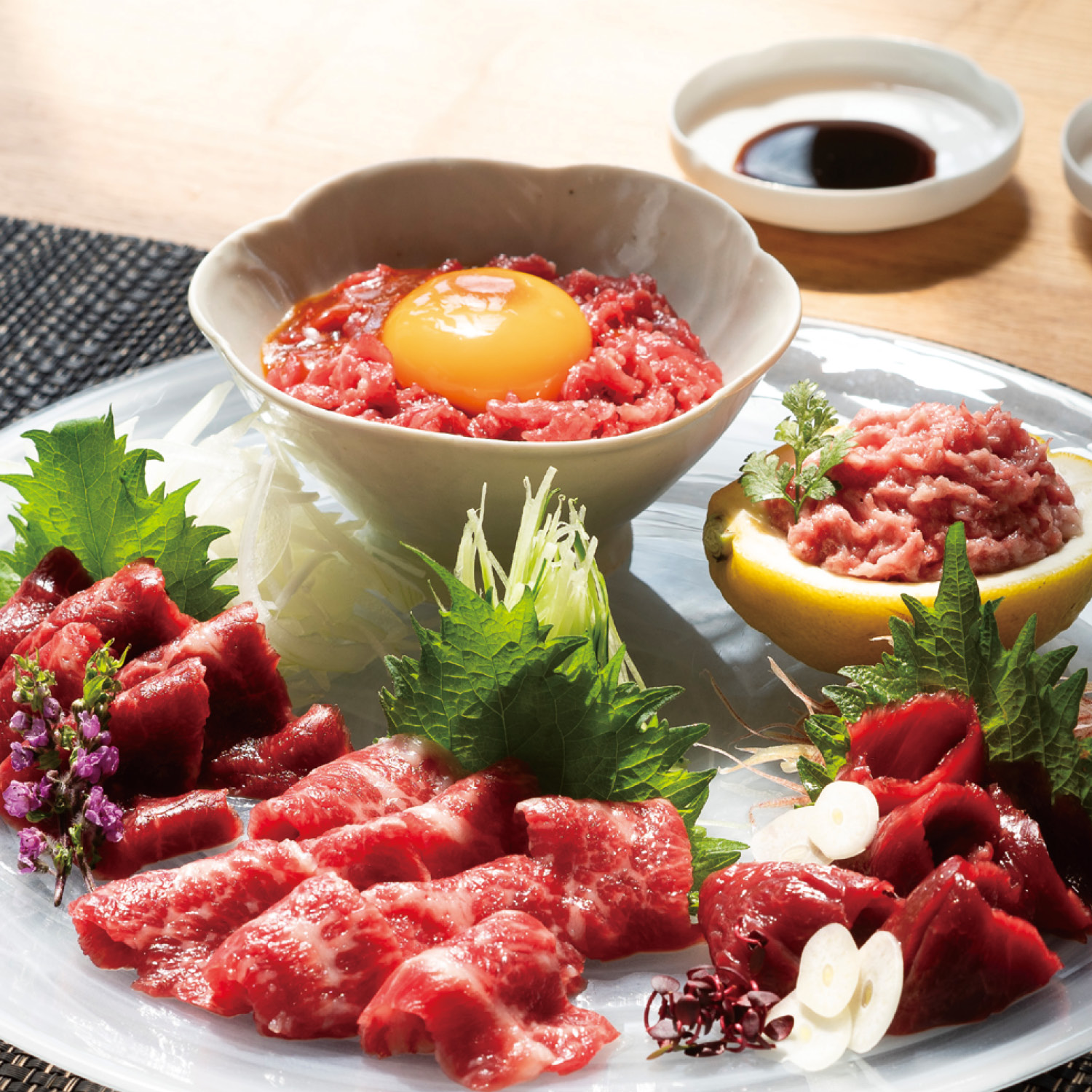 【お中元・おとりよせ】 鮮馬刺しセット 【お中元・おとりよせ】 鮮馬刺しセット