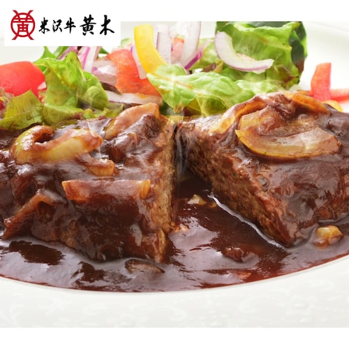 【予約商品】 父の日 米沢牛入り濃旨（こくうま）デミハンバーグ 6個 【ご注文は6月5日まで】