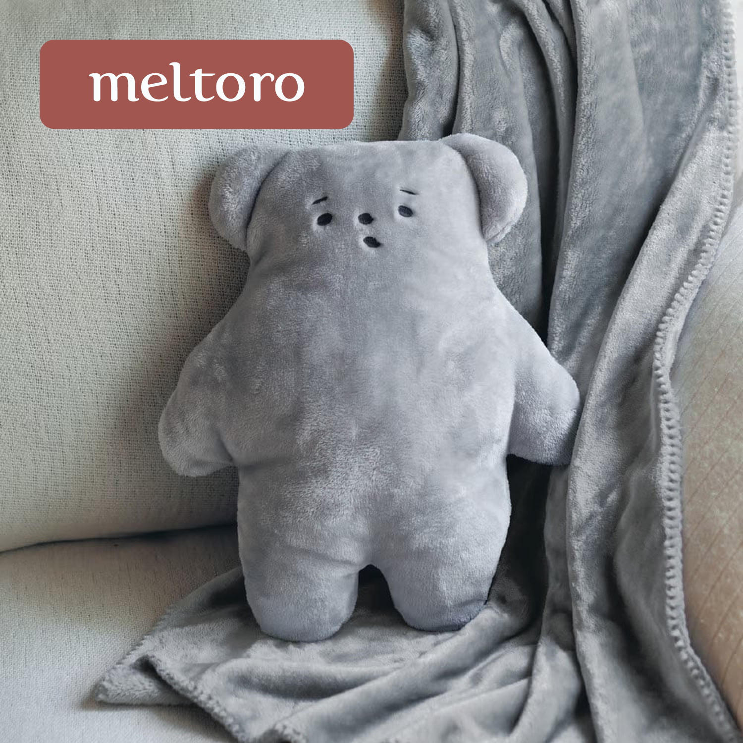 【メルトロ/meltoro】メルトロくんのブランケット入りぬいぐるみ 【幸せホルモンが出る肌触り】 【メルトロ/meltoro】メルトロくんのブランケット入りぬいぐるみ 【幸せホルモンが出る肌触り】