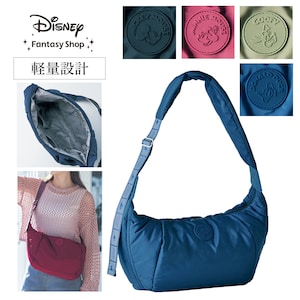 【ディズニー/Disney】ふわ軽ワッペン付きボディバッグ(選べるキャラクター)