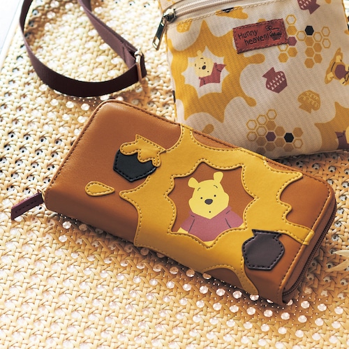 アップリケ長財布「くまのプーさん」