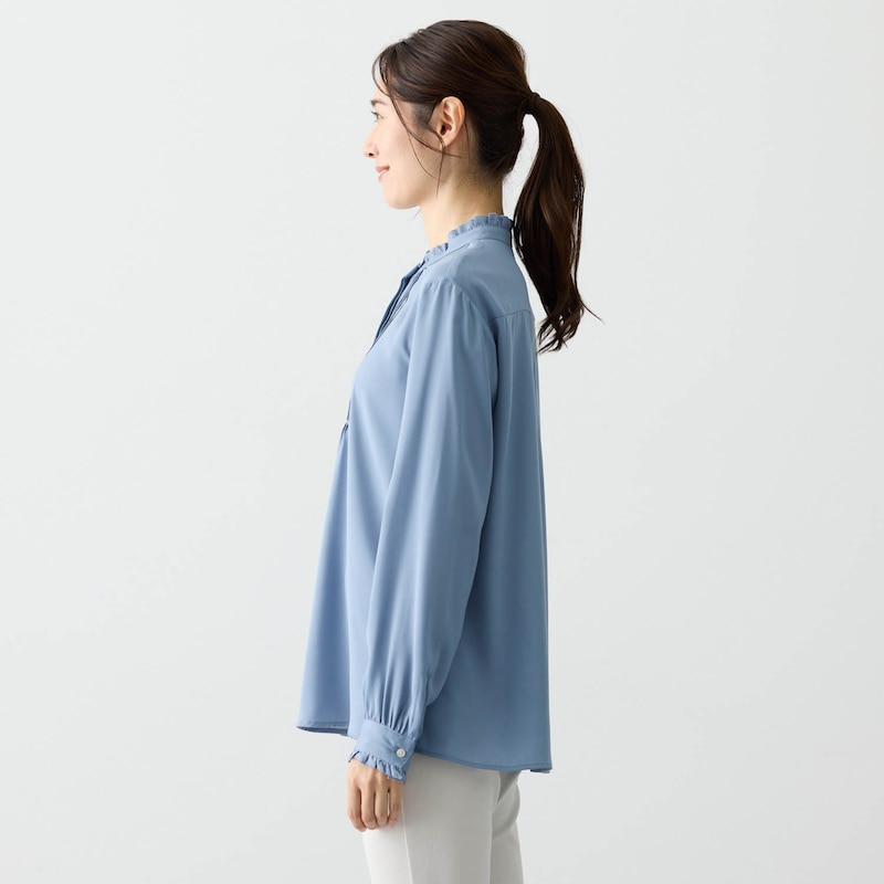 モデル身長170㎝／M　※写真は撮影用のため、着丈+3cmになります。
