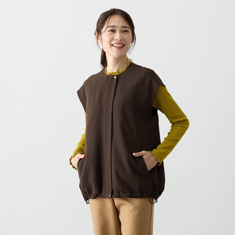 モデル身長170㎝／M　※写真は撮影用のため、着丈+3cmになります。
