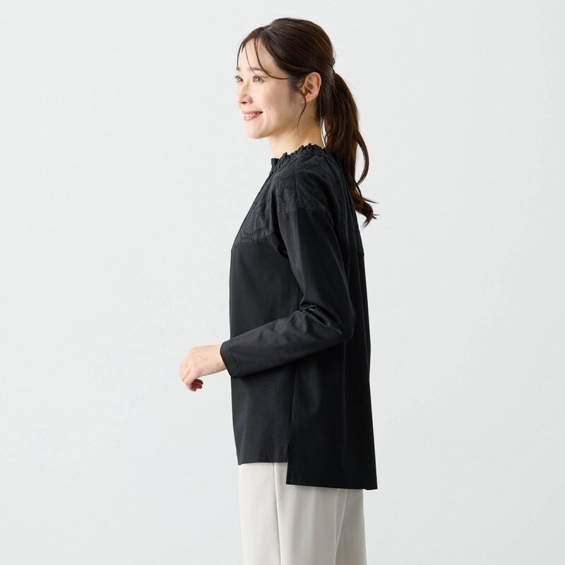 モデル身長170㎝／M　※写真は撮影用のため、着丈+3cmになります。