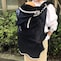 内側ポケットに表生地をしまい込んで全面メッシュのケープとしても使用可能