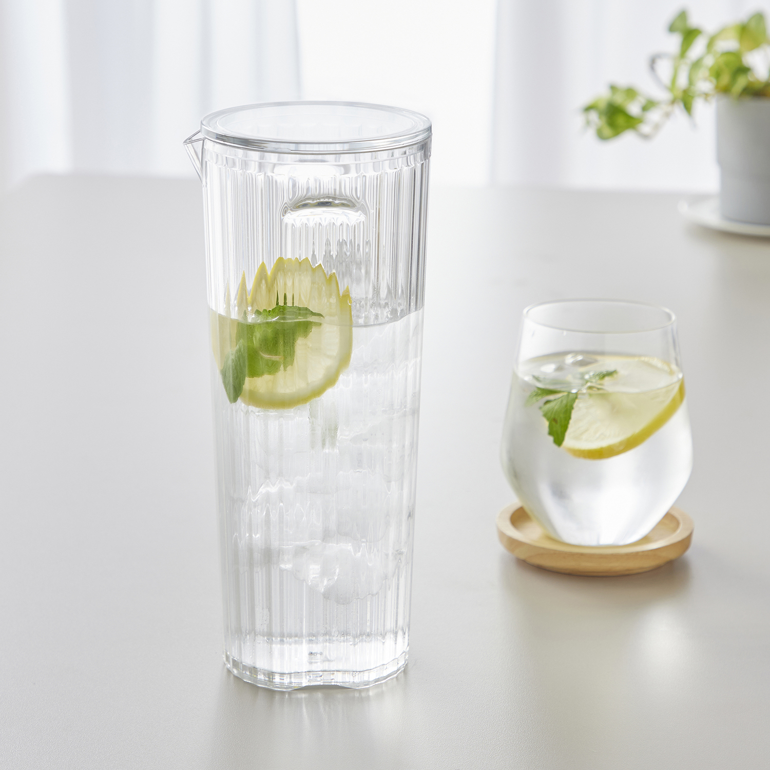 【ベルメゾン】【食洗機対応】洗いやすさがうれしい 割れにくい冷水筒