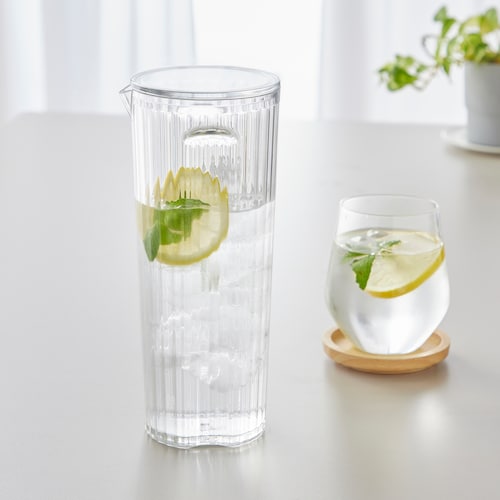 【食洗機対応】洗いやすさがうれしい 割れにくい冷水筒 ＜容量1.1リットル＞